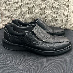 Clark’s Men's Black Slip-On Shoes